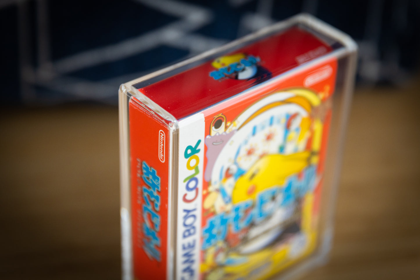UV-Resistant (90%+) Japanese Pokemon Pinball Game Box Acrylic Storage Display Case Retro